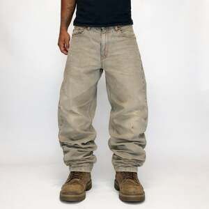 Urban streetwear distressed thrashed  cargo pants.32x32